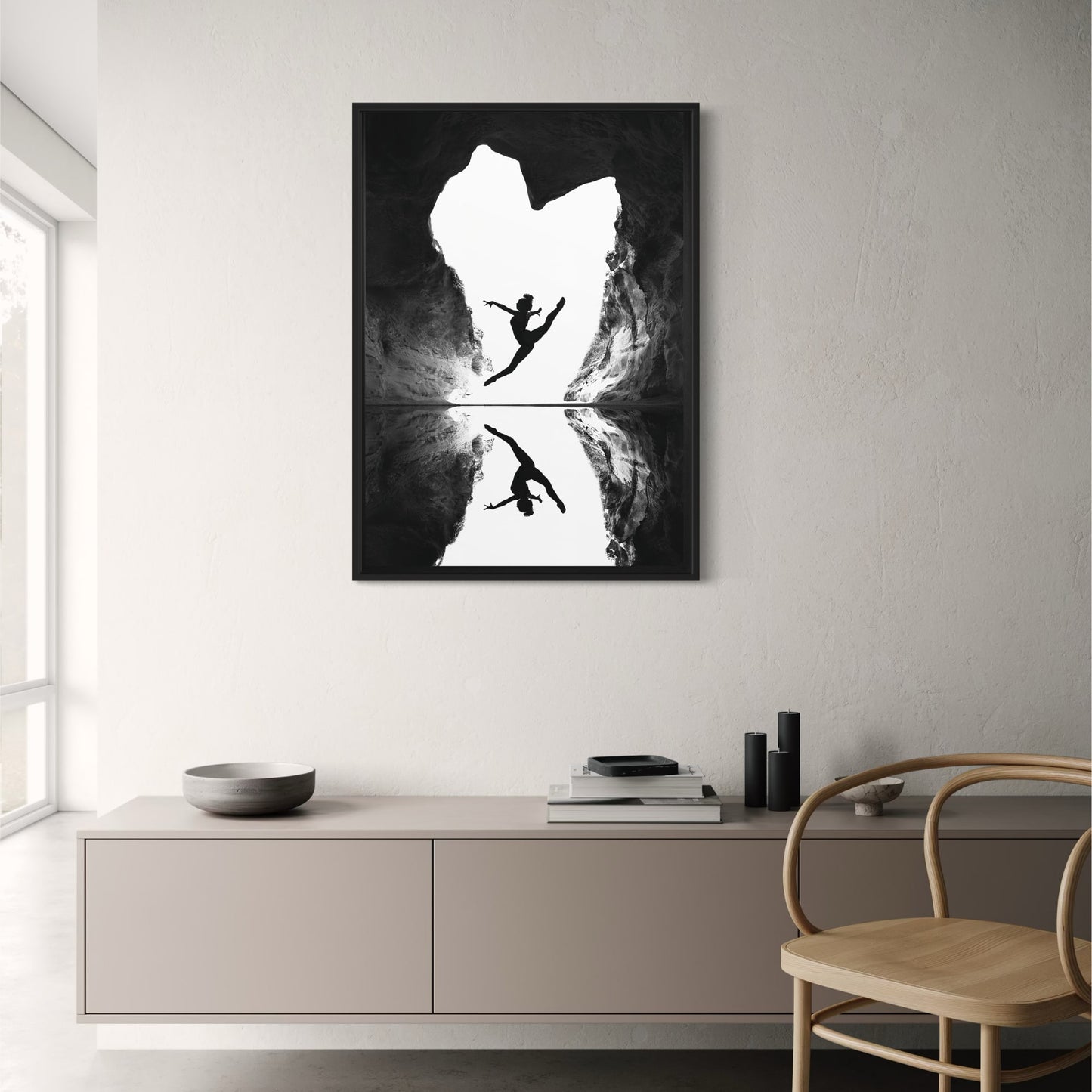 A Beating Heart | Artistic Wall Poster | Heartbeat Design | Home Decor | Living Room Art | High-Quality Print