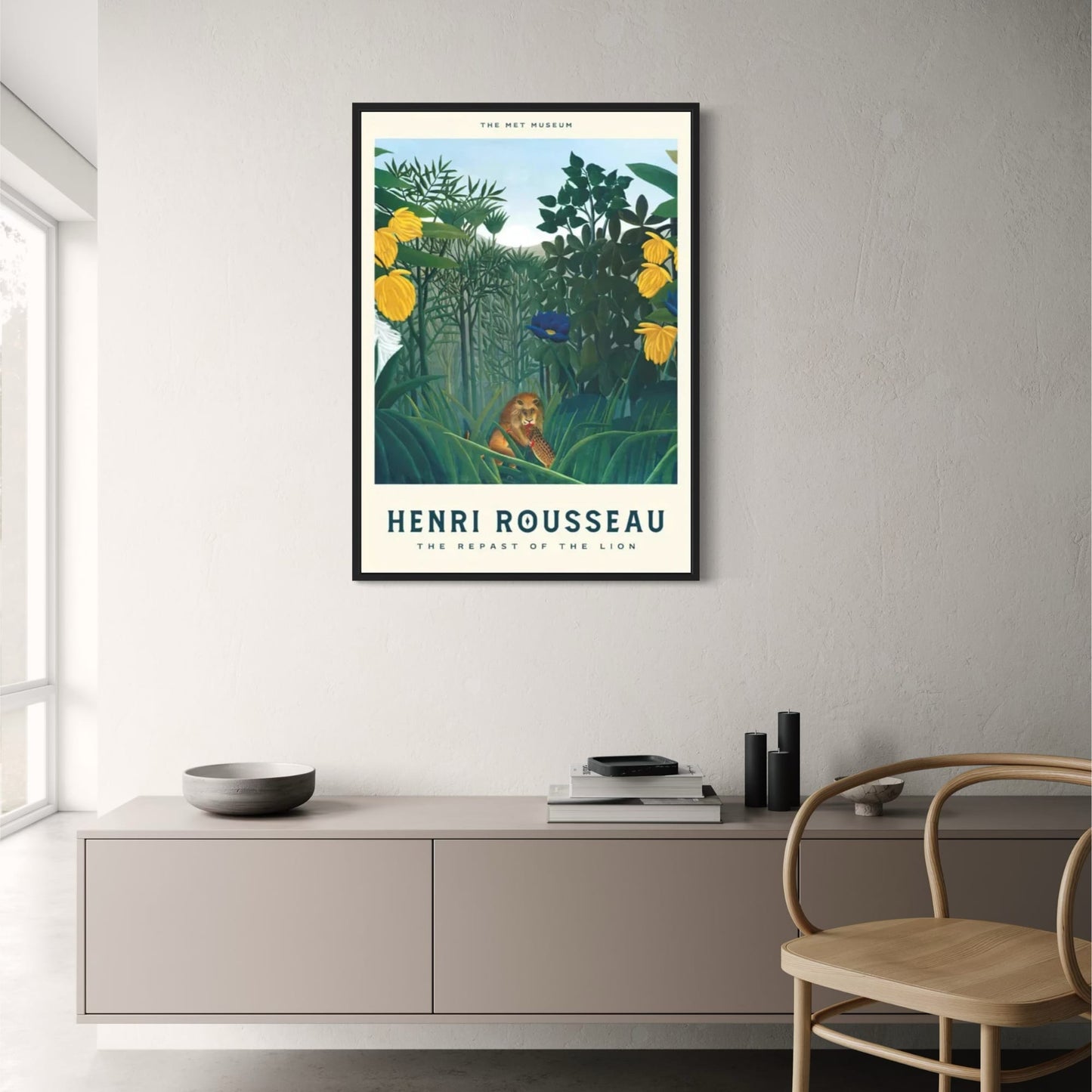 Henri Rousseau | De Maaltijd van de Leeuw | Jungle Wilde Dieren