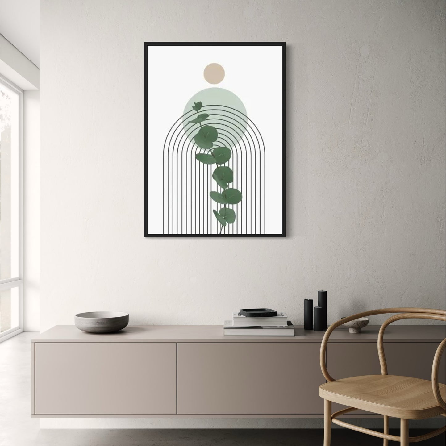 Moderne Botanische Harmonie | Abstracte Natuur Stroom