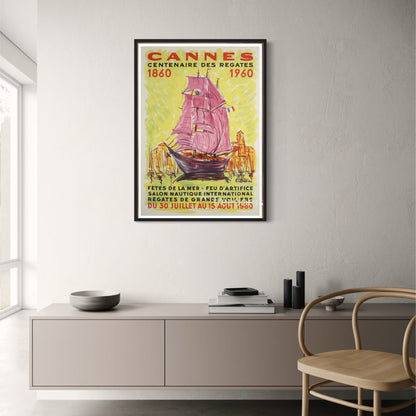 Cannes-Meeressymbole | Küsten- und Seefahrtsillustration