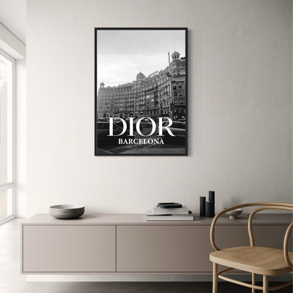 Dior Barcelona | Lebendige und künstlerische Modeszene | Faszinierende Dior-Poster