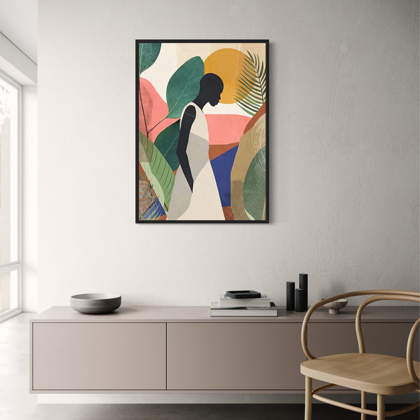 Faces of the Soul | Abstract Art Poster | Home Decor | Wall Artwork | Visual Decoration | Soulful Design | Gift Idea | Interior Decor