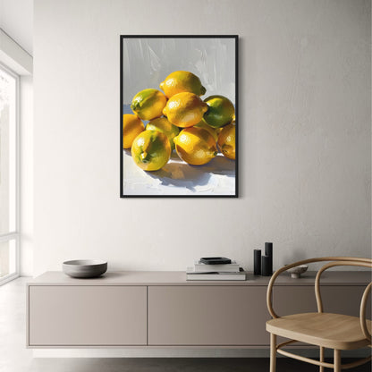 Thuisgekweekte Citroenen | Levendige Citrus Kunst