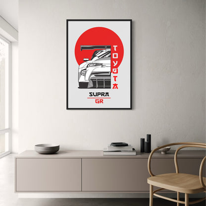 Toyota Supra GR | Sportauto Illustratie