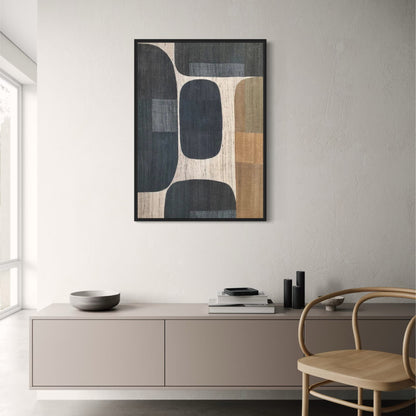 Organic Forms Poster | Home Decor Wall Art | Abstract Nature-Inspired Design | Modern Artwork Print | 24x36 Inches | Living Room Decoration