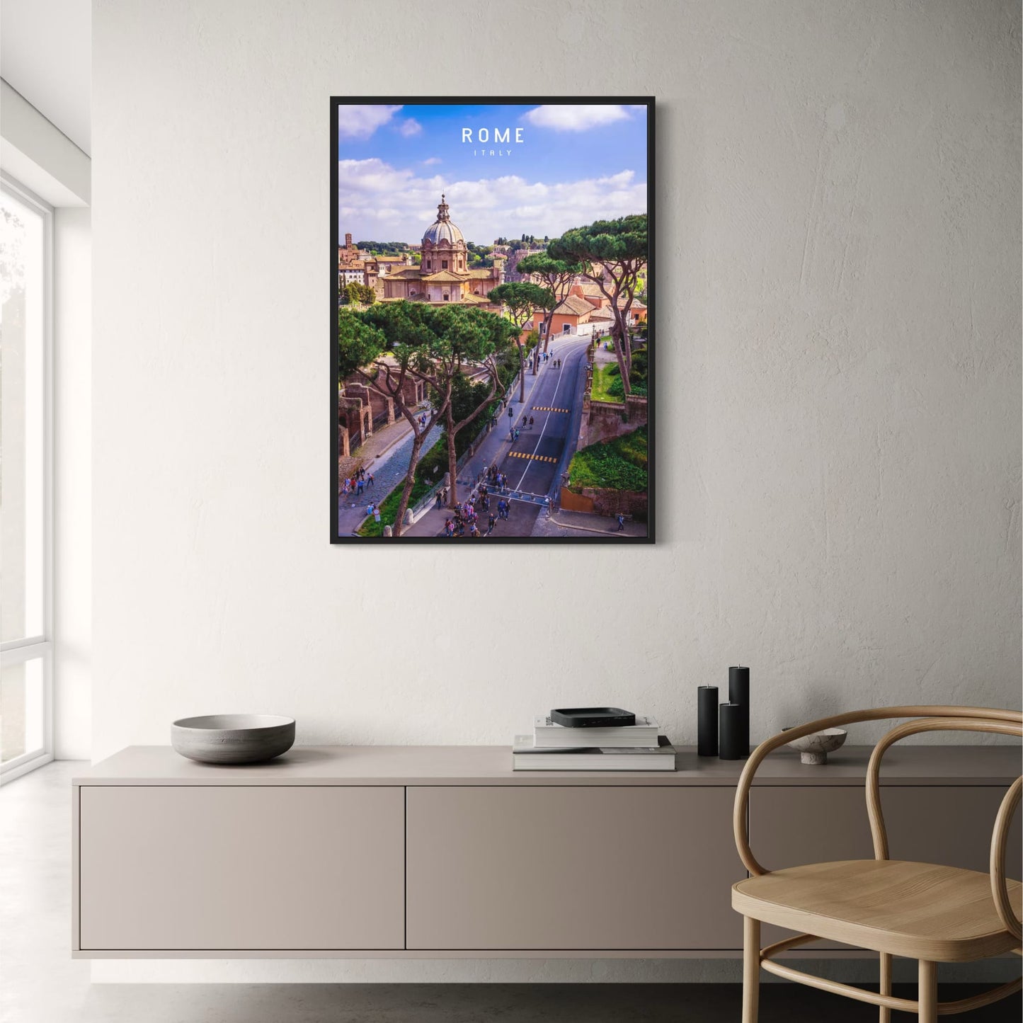 Forum Romanum | Rom | Italien | Spaziergang durch die Ruinen der Zeit | Herz der antiken Stadt | Zeitlose Rom-Poster