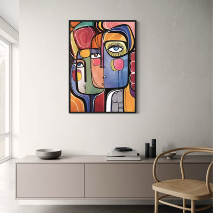 Abstrakte Malerei im Vintage-Stil | Pablo Picasso