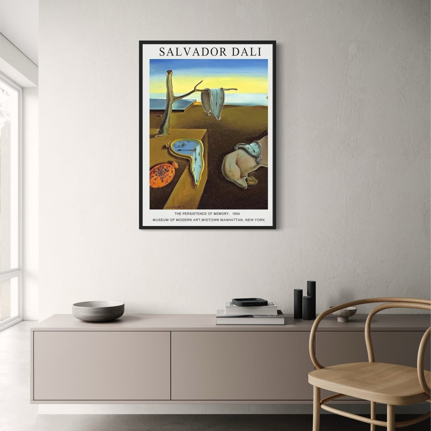Salvador Dali | De Volharding van de Geheugen | Surrealisme