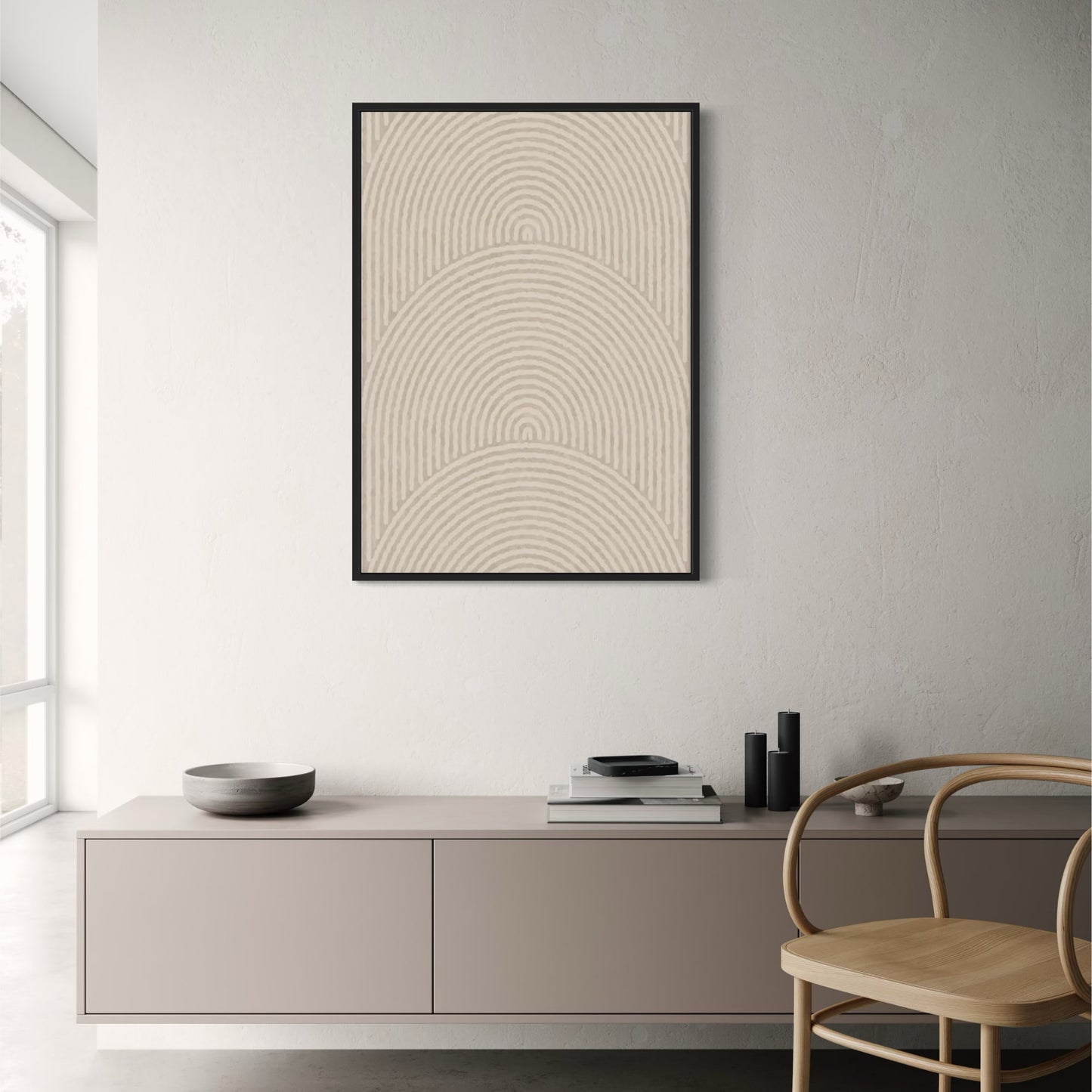 Subtile Geometrie | Minimalistische geometrische Kunst