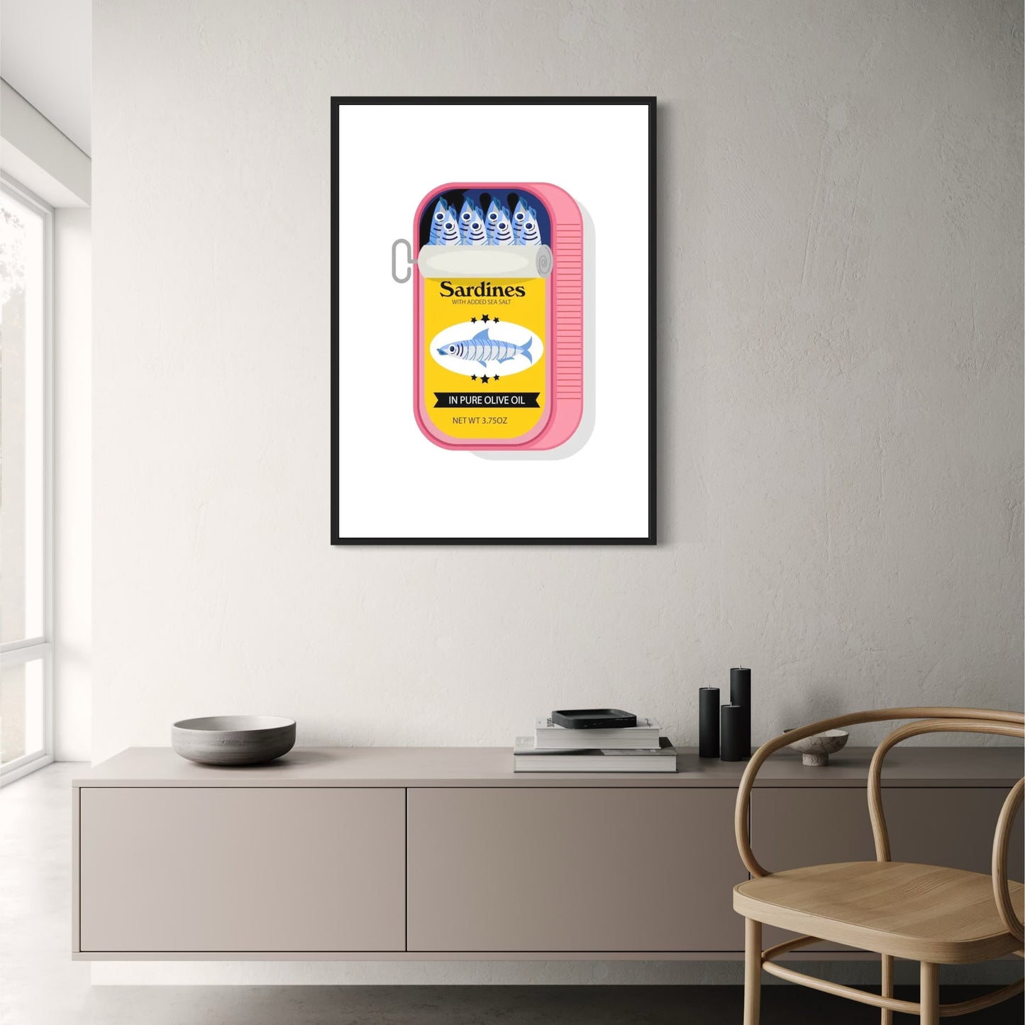 Doppelte Meerjungfrauen | Vintage-inspiriertes Kunstposter