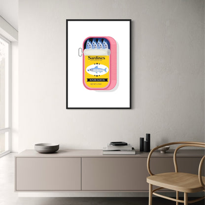 Doppelte Meerjungfrauen | Vintage-inspiriertes Kunstposter