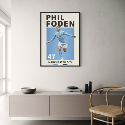 Phil Foden | Fußballstar-Kunstwerk