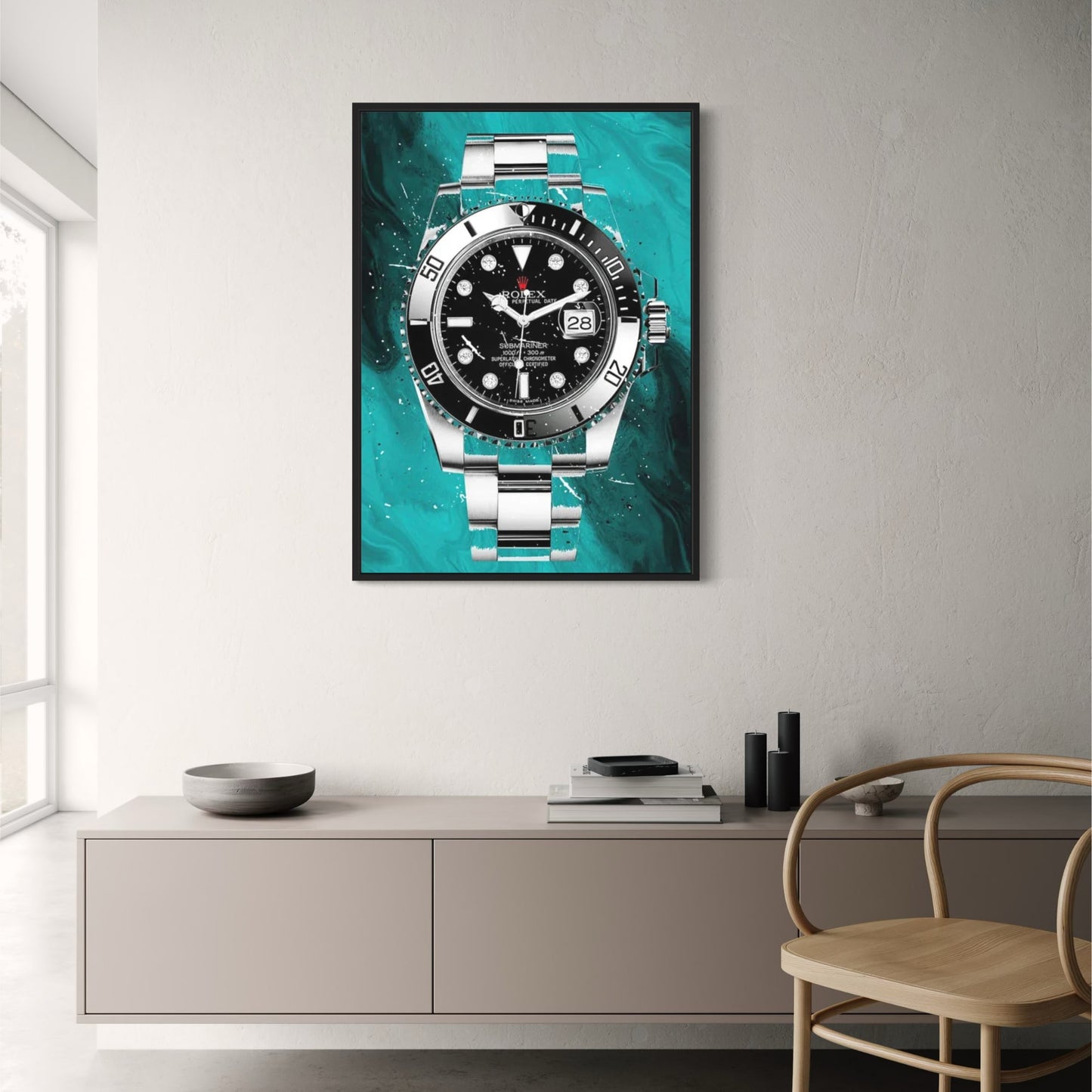 Rolex Submariner | Blauwe Graffiti Kunst