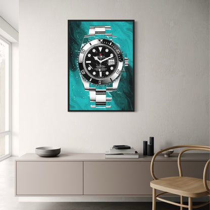 Rolex Submariner | Blauwe Graffiti Kunst
