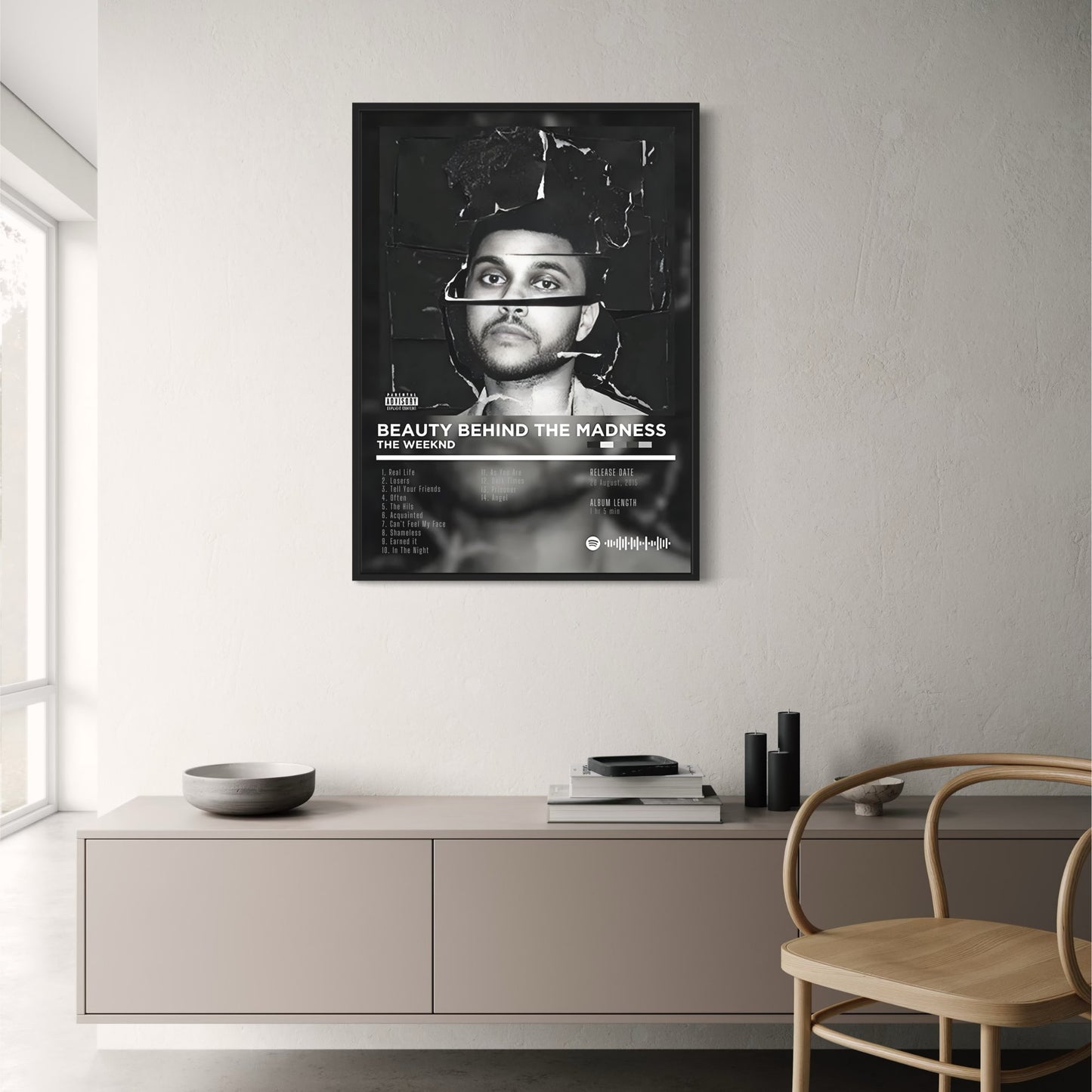 The Weeknd | Beauty Behind the Madness | Hip Hop Artwork