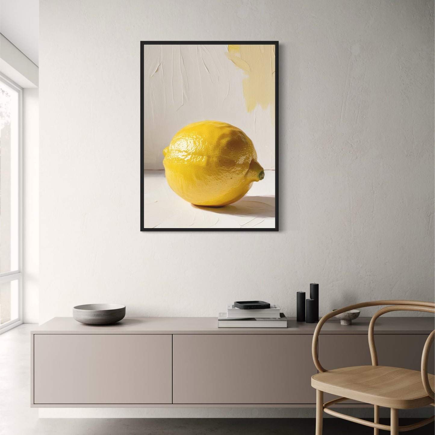 Verse Citroen | Abstracte Citrus Kunst