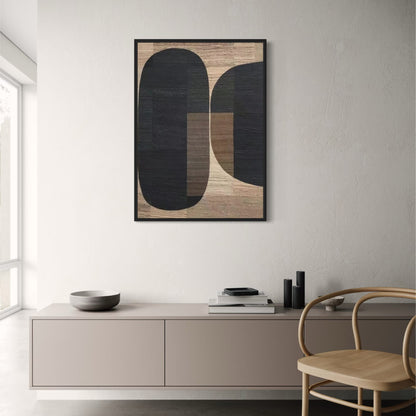 Modern Earth | Abstract World Map Poster | Contemporary Wall Art | Vibrant Colors | Living Room Decor | 24"x36"