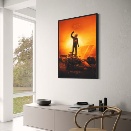 Oracle Red Bull Racing Champion Car Driver Artwork | Unique Edition Print | Racing Enthusiast Poster Decor