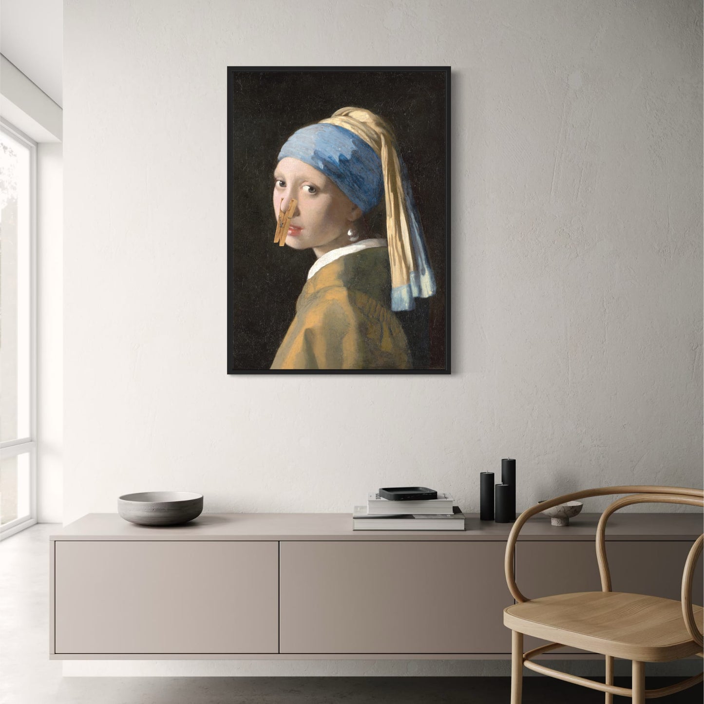 Renaissance Humor with Clothespin | Iconic Parody Art