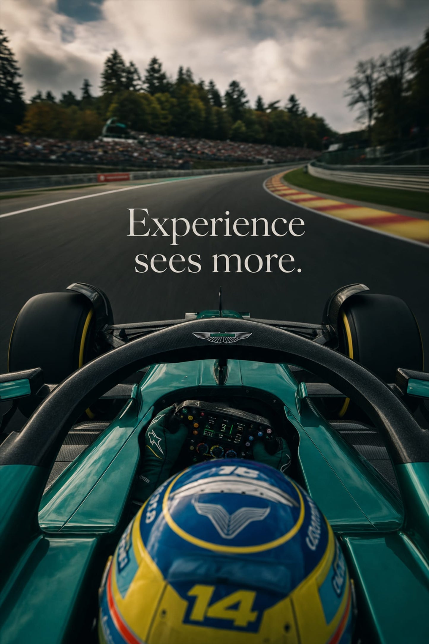 EXPERIENCE SEES MORE