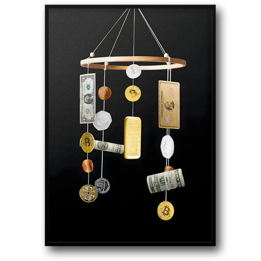Bitcoin Dollar Goud | Moderne Financiële Kunst