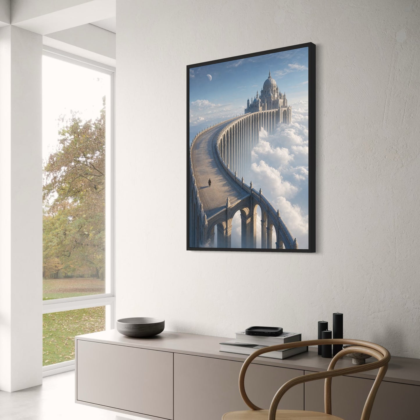 MAJESTIC CASTLE IN CLOUDS