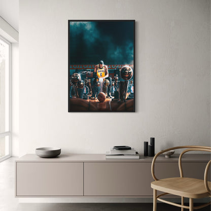 Iconic Athlete | Lakers Jersey | Dynamic Smoke Effect