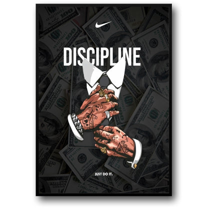 Discipline Motivation | Graphic Tattooed Hands | Just Do It