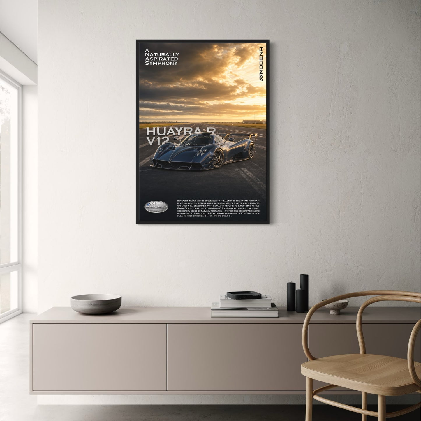 Pagani Huayra R V12 | Luxury Hypercar Art | Automotive Wall Print | High-Quality Poster for Car Enthusiasts | Exotic Sports Car Decor | Perfect Gift for Car Lovers | Motorsport Art Print | Exclusive Design Poster