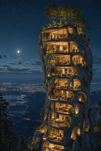 FUTURISTIC CLIFFSIDE