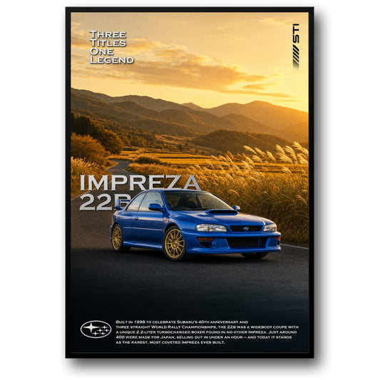 Impreza 22B | Subaru Rally Heritage | Legendary Sports Car Collectible