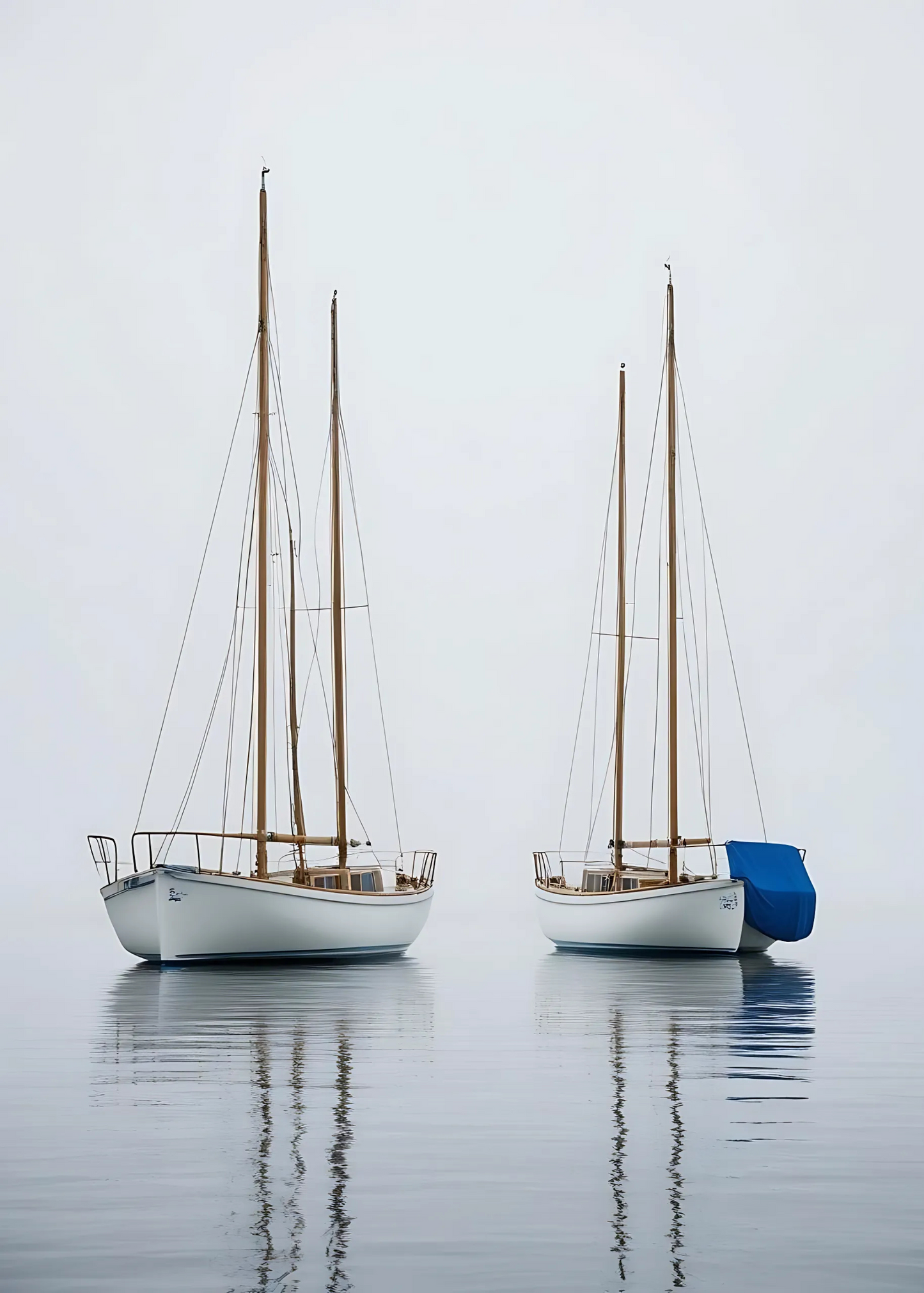 Two Fishing Boats - Portrait