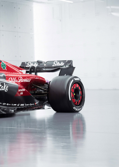 Alfa Romeo Formula 1 Racing Car | 3-Piece Wall Art Poster Set | Triple Panel Motorsport Decor for Home Office