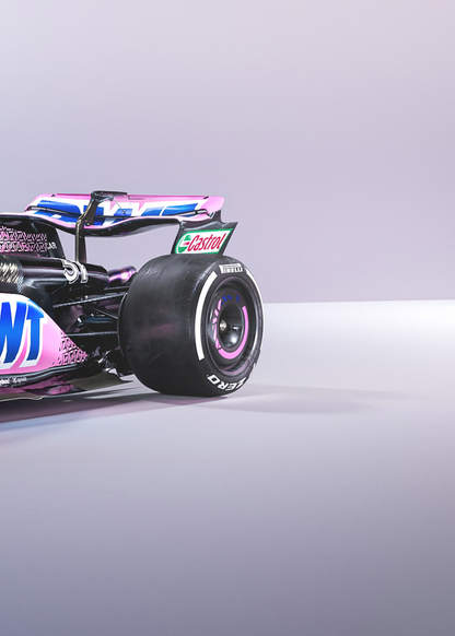 F1 Car Poster Set | Triple Panel | Formula 1 Wall Art | Alpine Racing | Home Decor | Motorsport Print