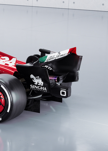 Alfa Romeo F1 Racing Car Wall Art | 3-Piece Poster Set | Formula 1 Decor | High-Quality Motorsport Print