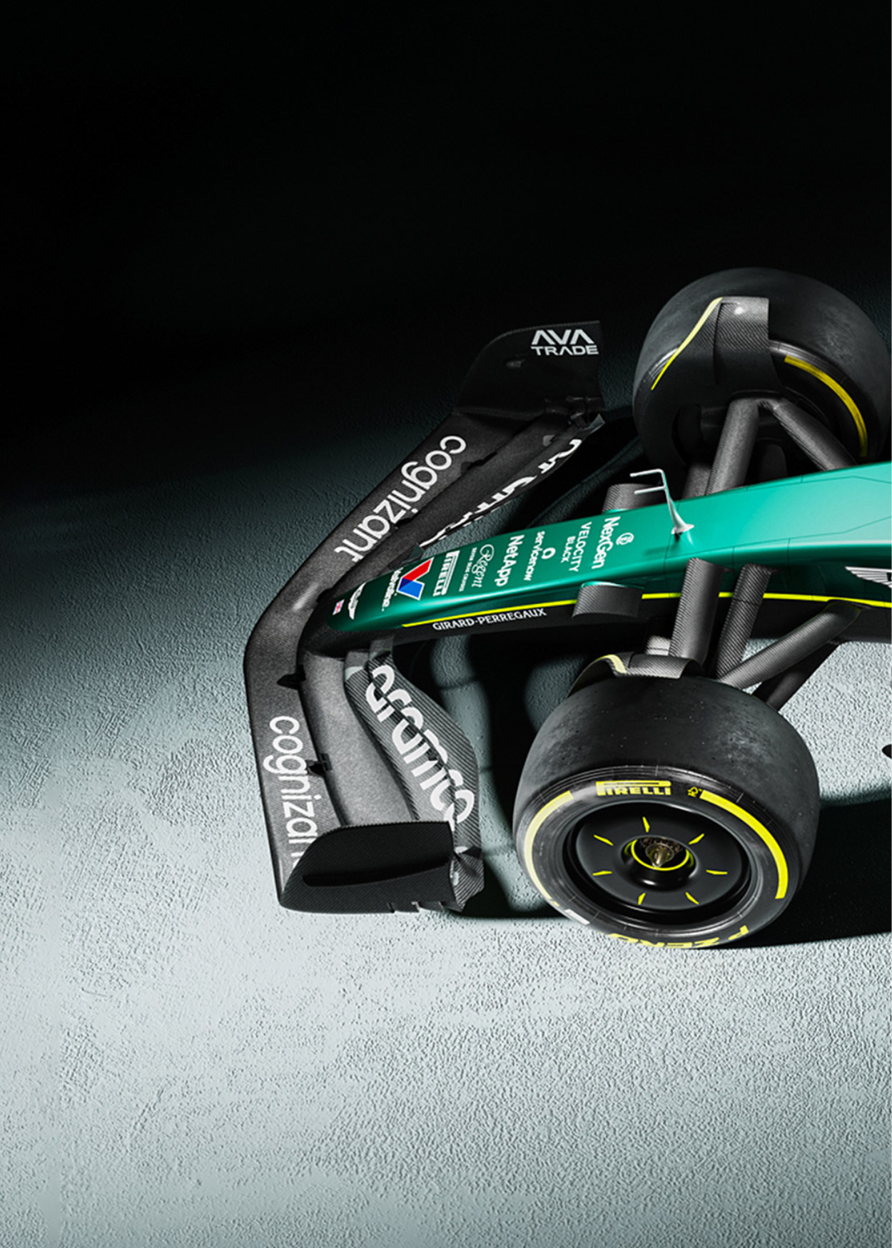 3-teiliges Formel-1-Autoposter | Aston Martin AMR | Dreiteiliges Rennkunstwerk | Atemberaubende Wanddekoration | F1-Geschenkidee