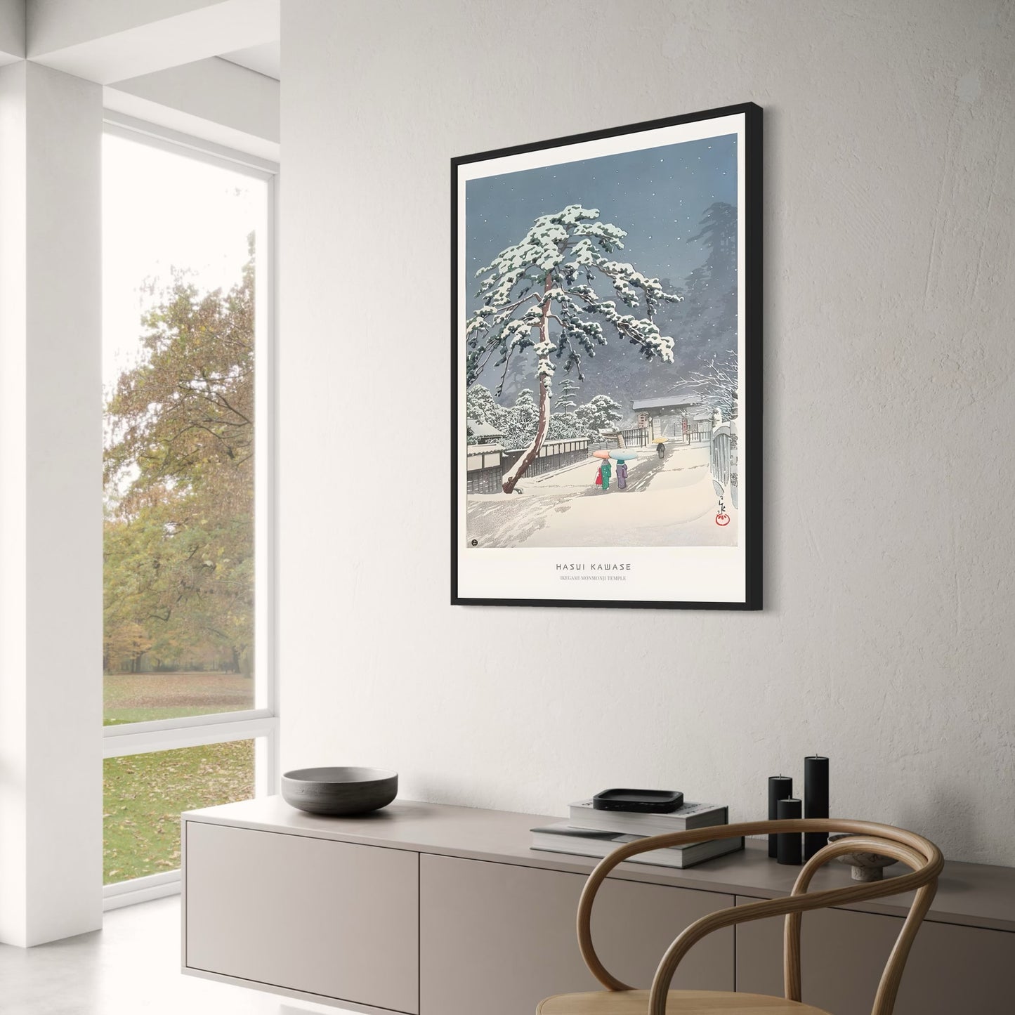 Ikegami Honmonji Temple | Hasui Kawase Ukiyo-e