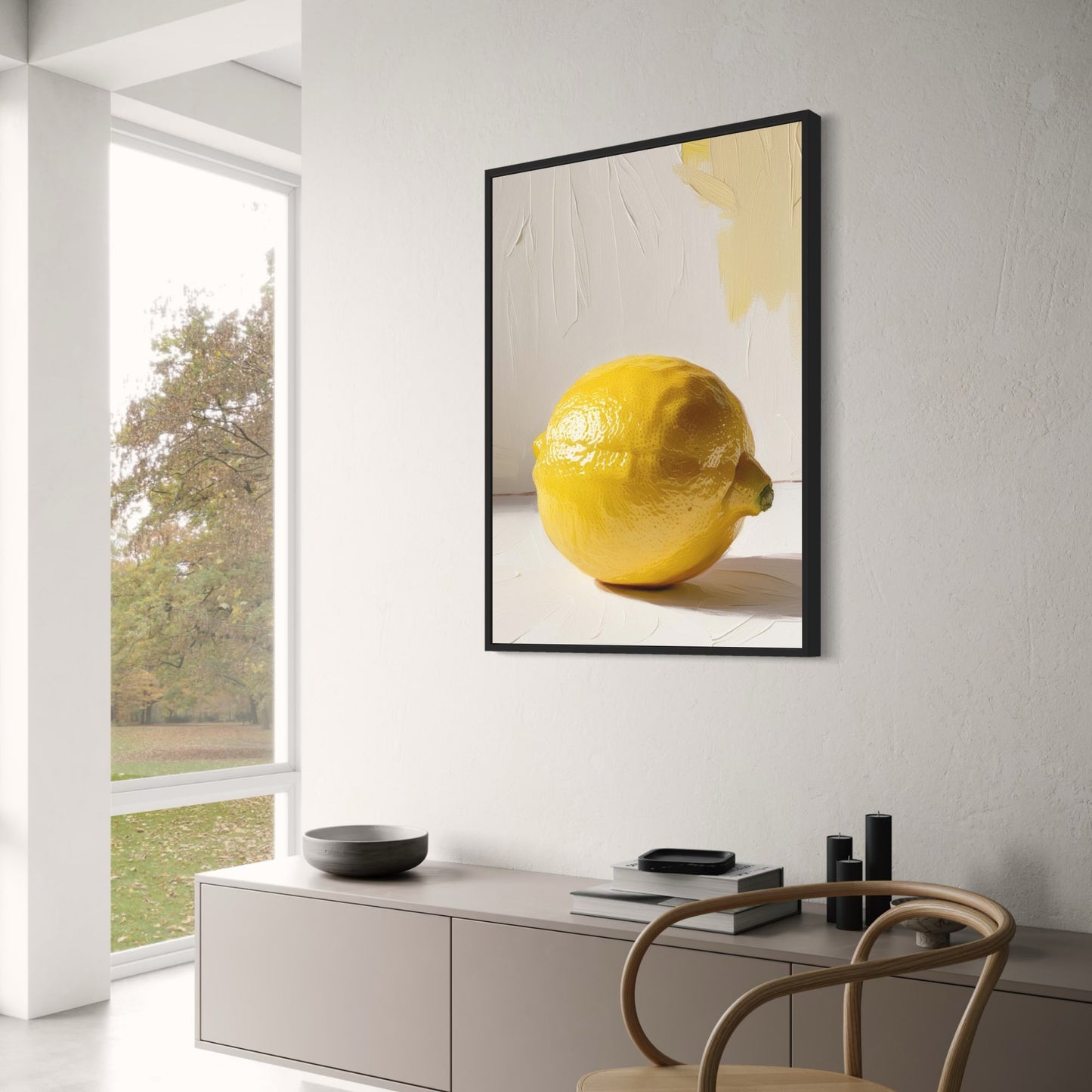 Verse Citroen | Abstracte Citrus Kunst