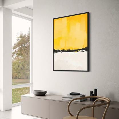 Abstrakter bunter Welleneffekt | Lebendiges Wandkunstposter für die Inneneinrichtung | Modernes Kunstwerk