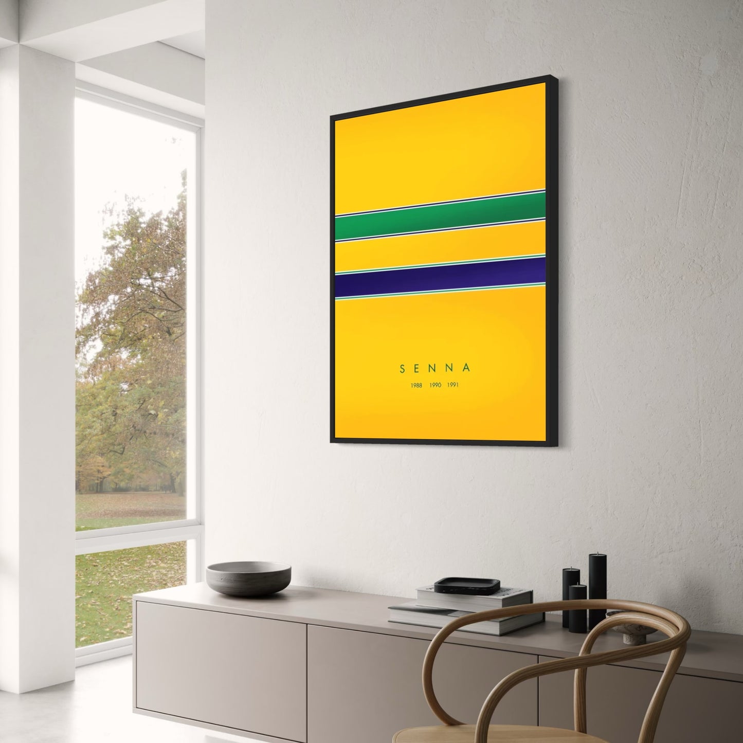 Ayrton Senna F1-Rennfahrer-Poster | Heimdekor-Wandkunst | Wohnzimmer, Schlafzimmer, Café, Eingang