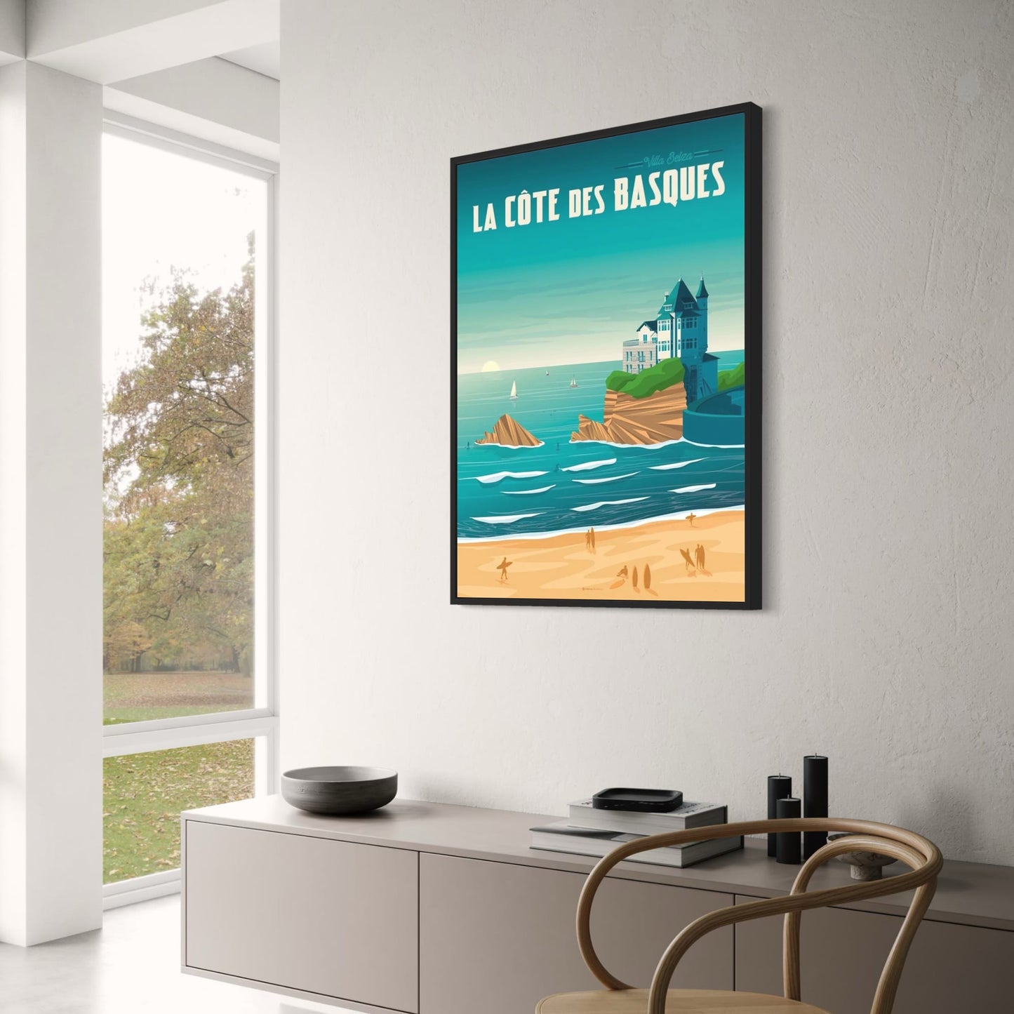 La Côte des Basques Schilderachtig | Franse Kustlijn Kunst