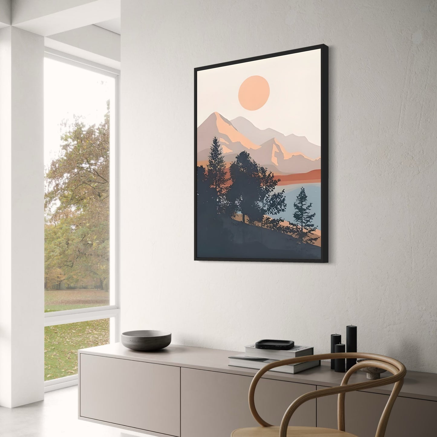 Berglandschap Duo | Natuur Kunst