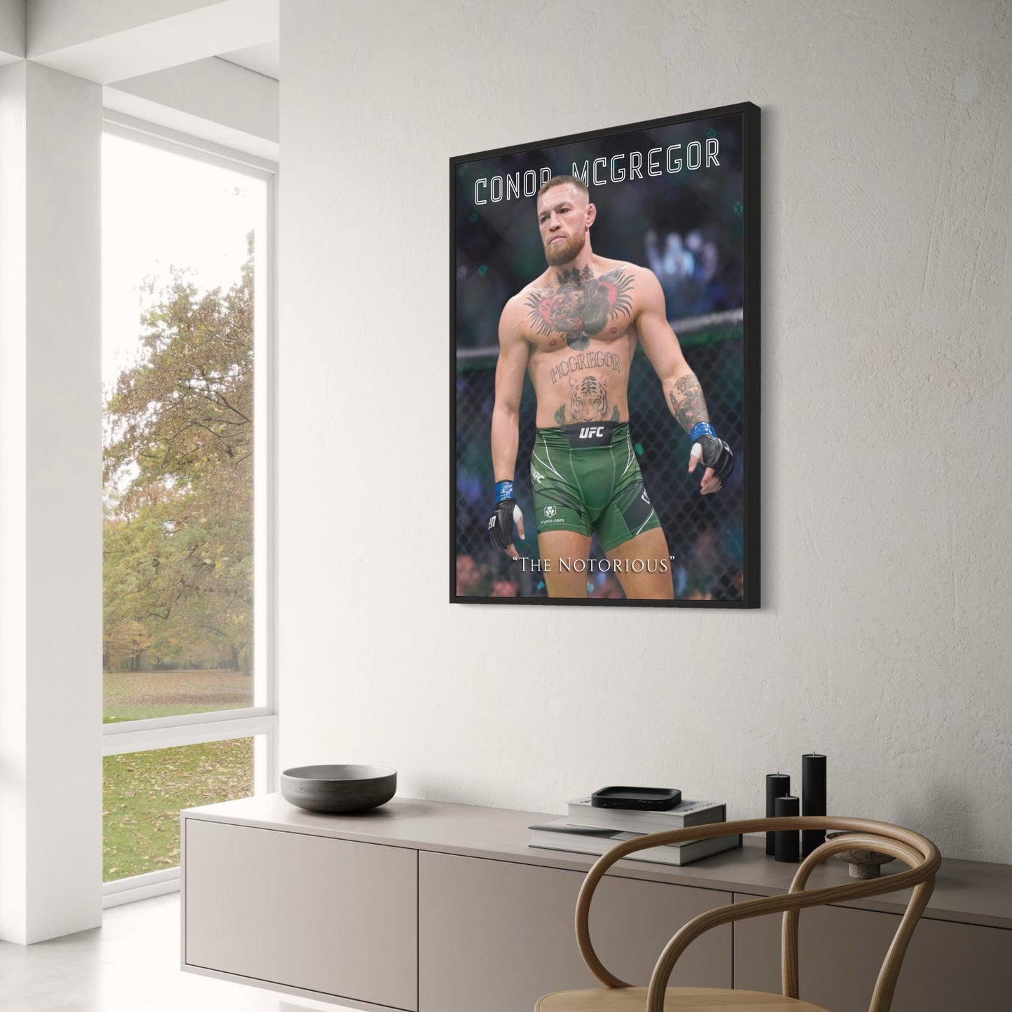 Conor McGregor UFC Poster Der berüchtigte MMA-Kämpfer Wandkunst