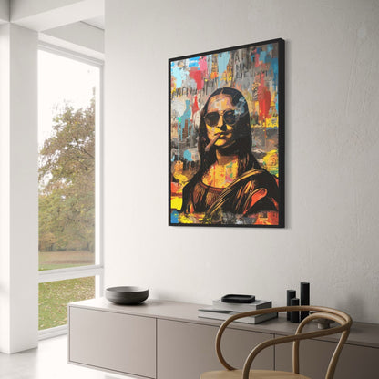 Punk-Renaissance | Mona Lisa raucht | Vintage-Stil