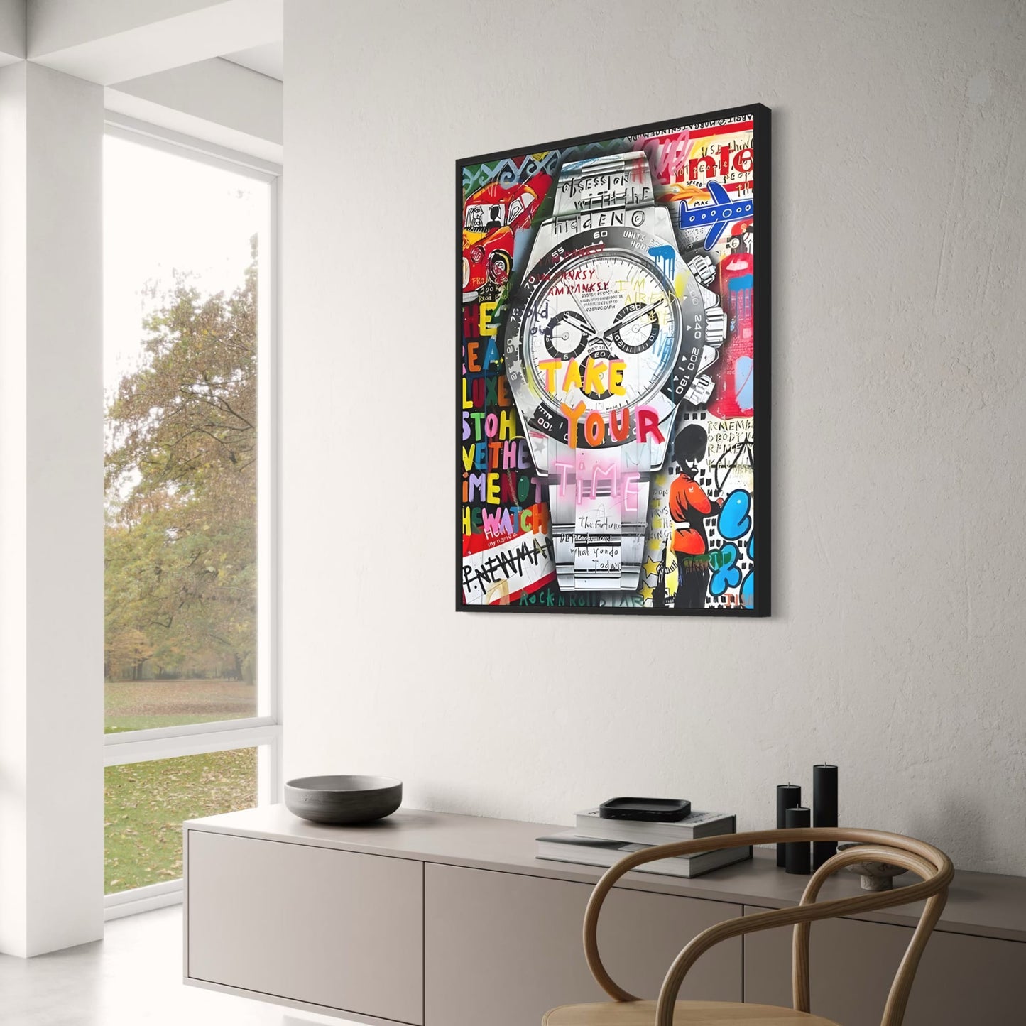 Graffiti Kunst | Eerbetoon aan Rolex Daytona | Stedelijke Stijl