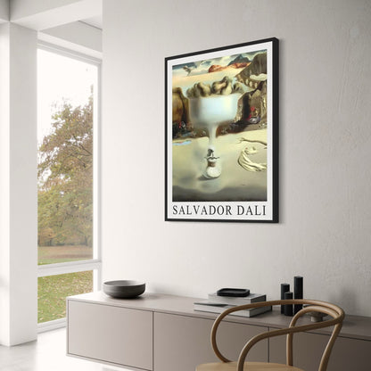 Salvador Dali | Surrealisme | Gezicht en Fruitkom op Strand