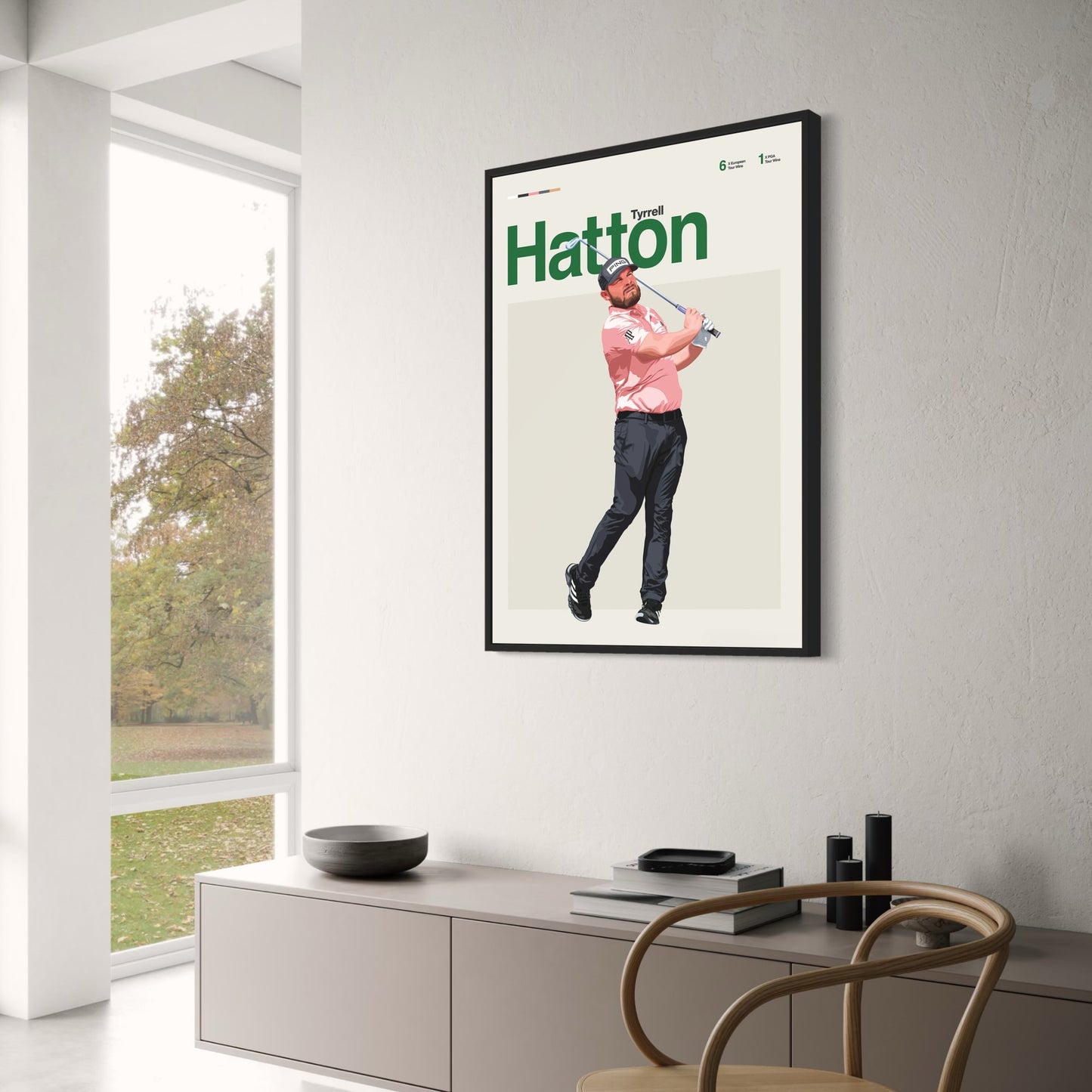 Tyrrell Hatton | Kunstwerk van Golflegendes
