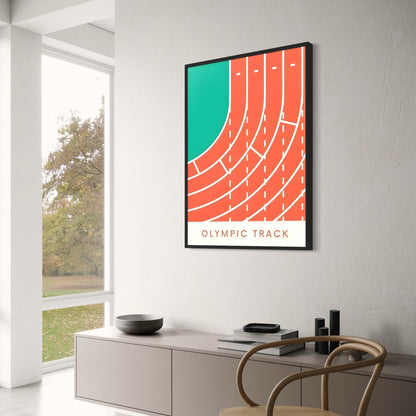 Geometrie van de Overwinning | Olympische Atletiek Sportkunst
