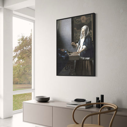 Vermeer’s Vrouw met een Weegschaal | Klassieke Kunst