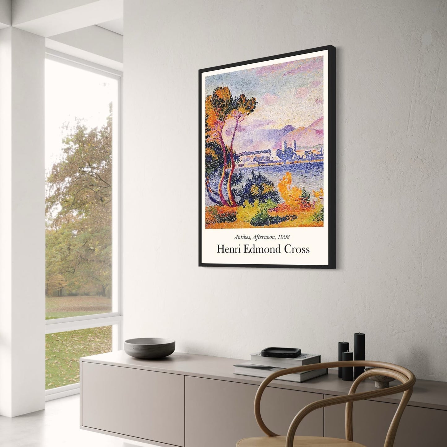 Henri Edmond Cross | Antibes Afternoon Art Poster | Artistic Decor | Home Wall Decoration